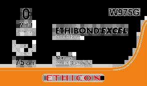 Етибонд Ексель (Ethibond Excel) зелений 75см M3.5 USP0 одна голка MH-1, тип колюча Taper Point, 31мм, 1/2 кола